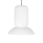 GLOBOSTAR® ROMINA 62002 Μοντέρνο Κρεμαστό Φωτιστικό Οροφής με Ντουί 1 x E27 AC 220-240V IP20 - Λευκό - Μ40 x Π40 x Υ28cm - Image 4