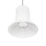 GLOBOSTAR® ROMINA 62002 Μοντέρνο Κρεμαστό Φωτιστικό Οροφής με Ντουί 1 x E27 AC 220-240V IP20 - Λευκό - Μ40 x Π40 x Υ28cm - Image 5