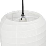 GLOBOSTAR® ROMINA 62002 Μοντέρνο Κρεμαστό Φωτιστικό Οροφής με Ντουί 1 x E27 AC 220-240V IP20 - Λευκό - Μ40 x Π40 x Υ28cm - Image 7