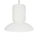 GLOBOSTAR® ROMINA 62003 Μοντέρνο Κρεμαστό Φωτιστικό Οροφής με Ντουί 1 x E27 AC 220-240V IP20 - Λευκό - Μ60 x Π60 x Υ48cm - Image 4