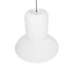 GLOBOSTAR® ROMINA 62003 Μοντέρνο Κρεμαστό Φωτιστικό Οροφής με Ντουί 1 x E27 AC 220-240V IP20 - Λευκό - Μ60 x Π60 x Υ48cm - Image 6