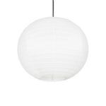 GLOBOSTAR® ROMINA 62004 Μοντέρνο Κρεμαστό Φωτιστικό Οροφής με Ντουί 1 x E27 AC 220-240V IP20 - Λευκό - Μ40 x Π40 x Υ40cm