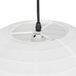 GLOBOSTAR® ROMINA 62004 Μοντέρνο Κρεμαστό Φωτιστικό Οροφής με Ντουί 1 x E27 AC 220-240V IP20 - Λευκό - Μ40 x Π40 x Υ40cm - Image 7