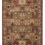 ΧΑΛΙ PERSIA 6283 BURGUNDY ΜΕ ΚΡΟΣΣΙ - 133X190  NewPlan