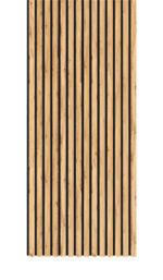 ACOUSTIC 3D PANEL COMFORT 8090 PECAN 9/600/2780mm NewPlan - Image 2