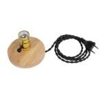 GLOBOSTAR® NOX 77702 Μοντέρνο Επιτραπέζιο Φωτιστικό Πορτατίφ με Ντουί 1 x E27 AC 220-240V IP20 - Μπεζ & Χρυσό - Μ12 x Π12 x Υ9cm - Image 7