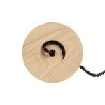 GLOBOSTAR® NOX 77703 Μοντέρνο Επιτραπέζιο Φωτιστικό Πορτατίφ με Ντουί 1 x E27 AC 220-240V IP20 - Μπεζ & Ασημί - Μ12 x Π12 x Υ9cm - Image 6