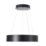 GLOBOSTAR® BURTON 61200-S Μοντέρνο Φωτιστικό Οροφής LED 67W 7370lm 120° AC 220-240V IP20 Ρυθμιζόμενο Λευκό CCT με Χειριστήριο από 2700K έως 6000K Dimmable - Lumileds SMD Chip - Μαύρο Ματ - Μ40 x Π40 x Υ8cm - 3 Χρόνια Εγγύηση - Image 9