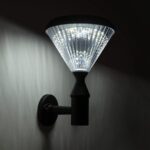 GLOBOSTAR® SOLARTIS 90527 Φωτιστικό Κολωνάκι Κήπου LED 10W 1000lm 180° με Ενσωματωμένο Φωτοβολταϊκό Panel 6V 5W & Επαναφορτιζόμενη Μπαταρία Li-ion 3.2V 6000mAh με Αισθητήρα Ημέρας-Νύχτας Αδιάβροχο IP65 Ψυχρό Λευκό 6000K - Sanan SMD Chip - Μαύρο - Μ26 x Π26 x Υ37cm - 2 Χρόνια Εγγύηση - Image 7