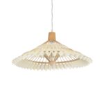 GLOBOSTAR® VENTALIA 999-0067 Boho Κρεμαστό Φωτιστικό Οροφής με Ντουί 1 x E27 AC 220-240V IP20 - Μπεζ - Μ60 x Π60 x Υ30cm
