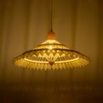 GLOBOSTAR® VENTALIA 999-0067 Boho Κρεμαστό Φωτιστικό Οροφής με Ντουί 1 x E27 AC 220-240V IP20 - Μπεζ - Μ60 x Π60 x Υ30cm - Image 2