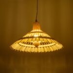 GLOBOSTAR® VENTALIA 999-0068 Boho Κρεμαστό Φωτιστικό Οροφής με Ντουί 1 x E27 AC 220-240V IP20 - Μπεζ - Μ40 x Π40 x Y23cm - Image 2