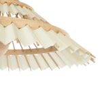 GLOBOSTAR® VENTALIA 999-0068 Boho Κρεμαστό Φωτιστικό Οροφής με Ντουί 1 x E27 AC 220-240V IP20 - Μπεζ - Μ40 x Π40 x Y23cm - Image 8