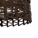 GLOBOSTAR® VERA 999-0069 Boho Κρεμαστό Φωτιστικό Οροφής με Ντουί 1 x E27 AC 220-240V IP20 - Καφέ - Μ50 x Π50 x Υ25cm - Image 8