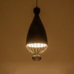 GLOBOSTAR® CARNEL 999-0110 Vintage Κρεμαστό Φωτιστικό Οροφής με Ντουί 1 x E27 AC 220-240V IP20 - Μαύρο - Μ26 x Π26 x Υ70cm - Image 2