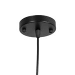 GLOBOSTAR® SOBRINO 999-0112 Vintage Κρεμαστό Φωτιστικό Οροφής με Ντουί 1 x E27 AC 220-240V IP20 - Μαύρο - Μ45 x Π45 x Υ45cm - Image 9