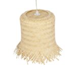 GLOBOSTAR® HAWAII 999-0125 Boho Κρεμαστό Φωτιστικό Οροφής με Ντουί 1 x E27 AC 220-240V IP20 - Μπεζ - Μ30 x Π30 x Υ30cm - Image 6