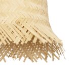 GLOBOSTAR® HAWAII 999-0125 Boho Κρεμαστό Φωτιστικό Οροφής με Ντουί 1 x E27 AC 220-240V IP20 - Μπεζ - Μ30 x Π30 x Υ30cm - Image 8