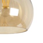 GLOBOSTAR® LUCREZIA 999-0143 Μοντέρνο Κρεμαστό Φωτιστικό Οροφής με Ντουί 1 x E27 AC 220-240V IP20 - Μελί - Μ18 x Π18 x Υ24cm - Image 8