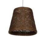 GLOBOSTAR® PLAYROOM 999-0145 Vintage Κρεμαστό Φωτιστικό Οροφής με Ντουί 1 x E27 AC 220-240V IP20 - Καφέ - Μ30 x Π30 x Υ30cm