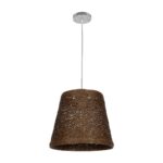 GLOBOSTAR® PLAYROOM 999-0145 Vintage Κρεμαστό Φωτιστικό Οροφής με Ντουί 1 x E27 AC 220-240V IP20 - Καφέ - Μ30 x Π30 x Υ30cm - Image 3