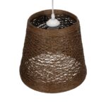 GLOBOSTAR® PLAYROOM 999-0145 Vintage Κρεμαστό Φωτιστικό Οροφής με Ντουί 1 x E27 AC 220-240V IP20 - Καφέ - Μ30 x Π30 x Υ30cm - Image 6