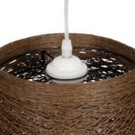 GLOBOSTAR® PLAYROOM 999-0145 Vintage Κρεμαστό Φωτιστικό Οροφής με Ντουί 1 x E27 AC 220-240V IP20 - Καφέ - Μ30 x Π30 x Υ30cm - Image 7