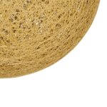 GLOBOSTAR® OCEANA 999-0155 Boho Κρεμαστό Φωτιστικό Οροφής με Ντουί 1 x E27 AC 220-240V IP20 - Μπεζ & Χρυσό - Μ60 x Π60 x Υ60cm - Image 8