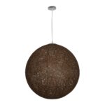 GLOBOSTAR® OCEANA 999-0156 Boho Κρεμαστό Φωτιστικό Οροφής με Ντουί 1 x E27 AC 220-240V IP20 - Καφέ - Μ60 x Π60 x Υ60cm - Image 3