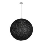 GLOBOSTAR® OCEANA 999-0157 Boho Κρεμαστό Φωτιστικό Οροφής με Ντουί 1 x E27 AC 220-240V IP20 - Μαύρο - Μ60 x Π60 x Υ60cm - Image 3