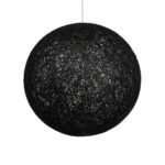 GLOBOSTAR® OCEANA 999-0157 Boho Κρεμαστό Φωτιστικό Οροφής με Ντουί 1 x E27 AC 220-240V IP20 - Μαύρο - Μ60 x Π60 x Υ60cm - Image 5