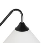 GLOBOSTAR® ALESSIA 999-0177 Μοντέρνο Φωτιστικό Τοίχου - Απλίκα με Ντουί 1 x E27 AC 220-240V IP20 - Μπεζ & Μαύρο - Μ18 x Π26 x Υ29cm - Image 5