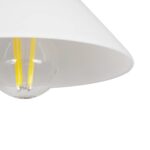 GLOBOSTAR® ALESSIA 999-0177 Μοντέρνο Φωτιστικό Τοίχου - Απλίκα με Ντουί 1 x E27 AC 220-240V IP20 - Μπεζ & Μαύρο - Μ18 x Π26 x Υ29cm - Image 6