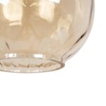 GLOBOSTAR® NOAH 999-0185 Μοντέρνο Κρεμαστό Φωτιστικό Οροφής με Ντουί 1 x E27 AC 220-240V IP20 - Μελί & Μπεζ - Μ16 x Π16 x Υ32cm - Image 8