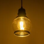 GLOBOSTAR® OLIVER 999-0186 Vintage Κρεμαστό Φωτιστικό Οροφής με Ντουί 1 x E27 AC 220-240V IP20 - Μελί & Μαύρο - Μ16 x Π16 x Υ25cm - Image 2