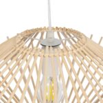 GLOBOSTAR® SASSO 999-0201 Boho Κρεμαστό Φωτιστικό Οροφής με Ντουί 1 x E27 AC 220-240V IP20 - Μπεζ - Μ50 x Π50 x Y23cm - Image 7