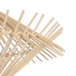 GLOBOSTAR® SASSO 999-0201 Boho Κρεμαστό Φωτιστικό Οροφής με Ντουί 1 x E27 AC 220-240V IP20 - Μπεζ - Μ50 x Π50 x Y23cm - Image 8