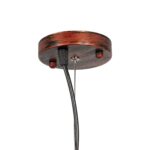 GLOBOSTAR® CUBE 999-0216 Μοντέρνο Κρεμαστό Φωτιστικό Οροφής με Ντουί 1 x E27 AC 220-240V IP20 - Χάλκινο - Μ70 x Π70 x Υ87cm - Image 8