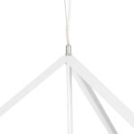 GLOBOSTAR® CUBE 999-0217 Μοντέρνο Κρεμαστό Φωτιστικό Οροφής με Ντουί 1 x E27 AC 220-240V IP20 - Λευκό - Μ70 x Π70 x Y87cm - Image 7