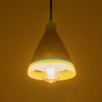 GLOBOSTAR® BEVIN 999-0219 Μοντέρνο Κρεμαστό Φωτιστικό Οροφής με Ντουί 1 x E27 AC 220-240V IP20 - Πολύχρωμο - Μ17 x Π17 x Υ21,5cm - Image 2