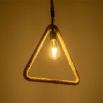 GLOBOSTAR® MALVERN 999-0235 Vintage Κρεμαστό Φωτιστικό Οροφής με Ντουί 1 x E27 AC 220-240V IP20 - Μαύρο & Μπεζ - Μ38 x Π4 x Υ42.5cm - Image 2