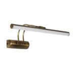 GLOBOSTAR® REFINE 203-0186 Μοντέρνο Φωτιστικό Τοίχου - Απλίκα Καθρέπτη Μπάνιου LED 7W 640lm 120° AC 220-240V IP44 Θερμό Λευκό 2700K - Lumileds SMD Chip - Μπρούτζινο - Μ35 x Π21 x Υ12cm - 2 Χρόνια Εγγύηση - Image 2