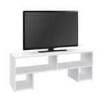 Έπιπλο τηλεόρασης Dabi Megapap χρώμα λευκό 120x30x40εκ. - Image 2