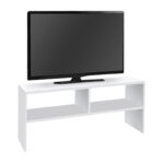 Έπιπλο τηλεόρασης Beirut Megapap χρώμα λευκό 80x30x40εκ. - Image 2