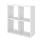 Βιβλιοθήκη Cube Megapap χρώμα λευκό 60x20x60εκ. - Image 2