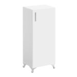 Ντουλάπι κουζίνας - μπάνιου Mine Megapap χρώμα λευκό 30x32x88εκ. - Image 4