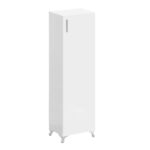 Ντουλάπι κουζίνας - μπάνιου Mine Megapap χρώμα λευκό 30x32x128εκ. - Image 4