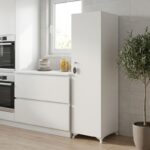 Ντουλάπι με κλειδαριά Zehra Megapap χρώμα λευκό 30x32x168εκ. - Image 3