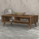 Τραπεζάκι σαλονιού Aster Megapap χρώμα καρυδί 120x56x40εκ. - Image 3