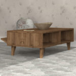 Τραπεζάκι σαλονιού Aster Megapap χρώμα καρυδί 120x56x40εκ. - Image 4